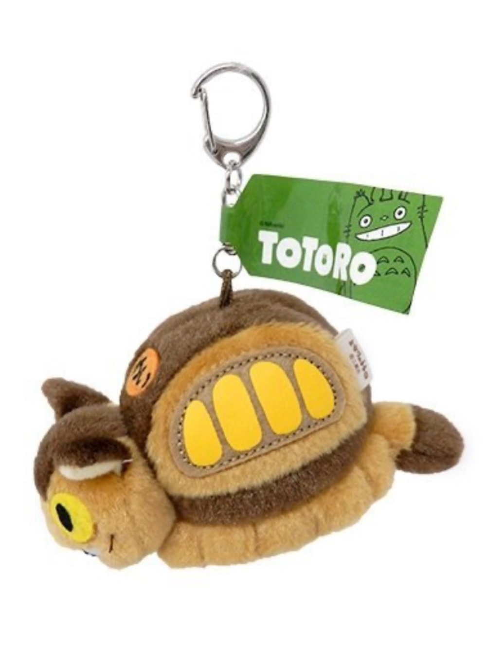 BNWT Japan 9cm Studio Ghibli My Neighbor Totoro Cat Bus Plush Keyholder